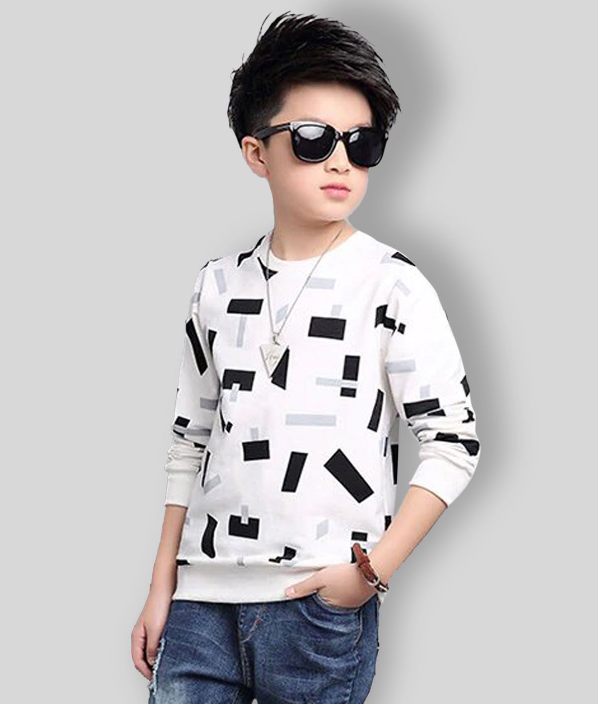Force - Multi Color Cotton Boy's Round neck ( Pack of 1 )