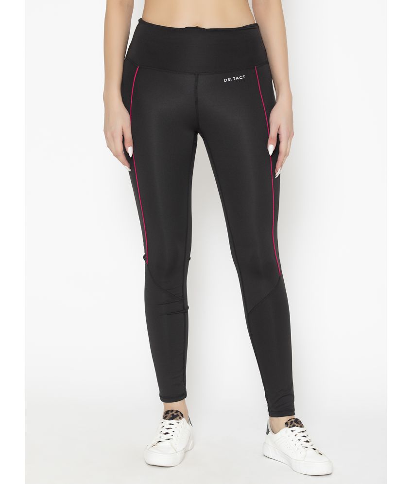     			Vami - Black Polyester Women's Gym Trackpants ( Pack of 1 )