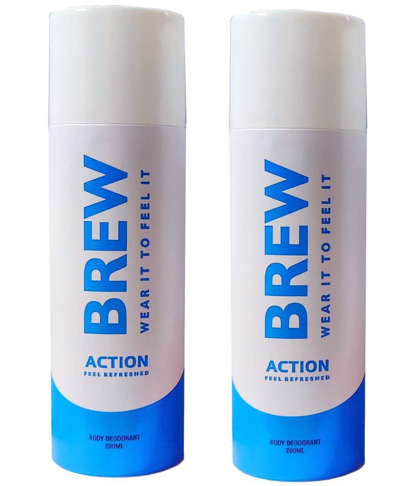     			Brew - Deodorant Spray for Unisex 300 gm ( Pack of 2 )