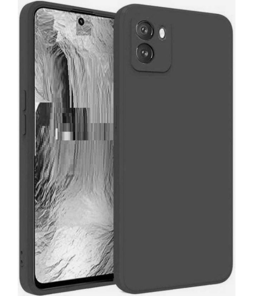     			Doyen Creations - Black Silicon Silicon Soft cases Compatible For Vivo Y33s ( Pack of 1 )