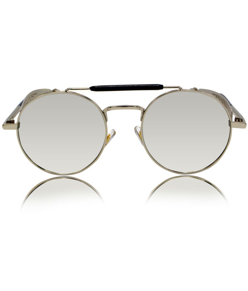 RESIST EYEWEAR - Silver Round Sunglasses ( Pack of 1 )