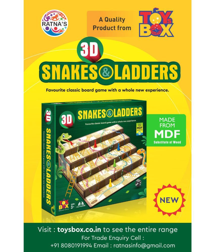    			3D SNAKES & LADDERS TB
