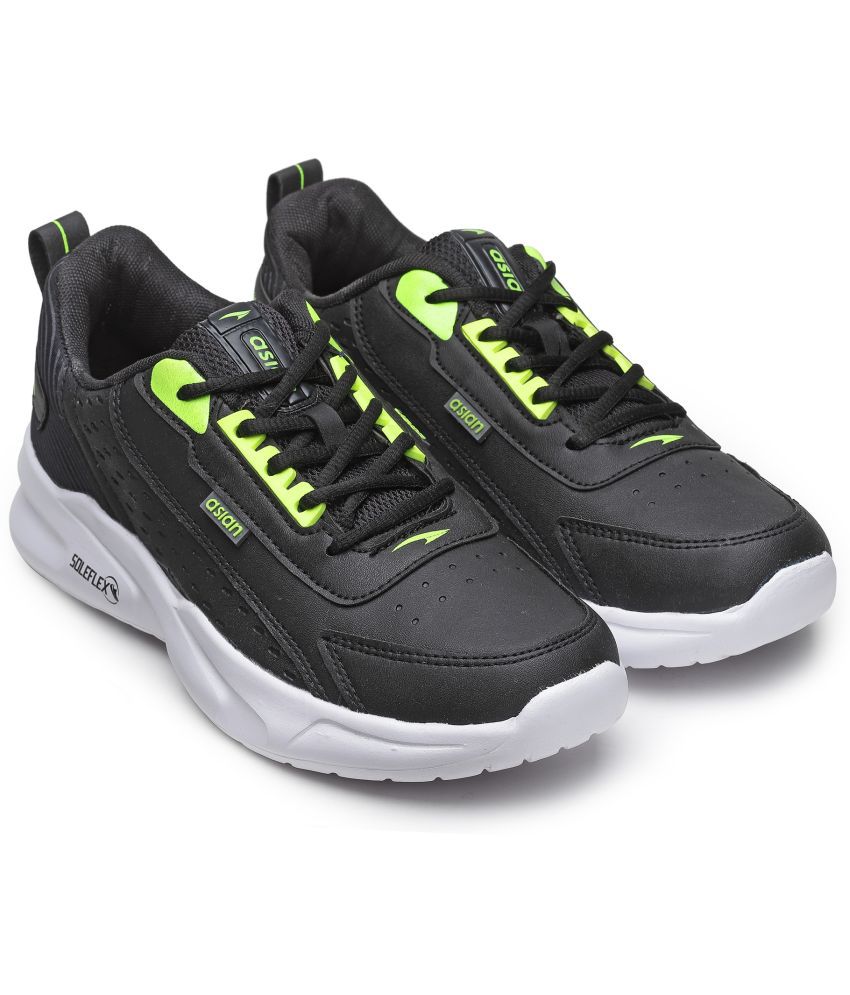     			ASIAN - WATERPROOF-15 Black Men's Sports Running Shoes