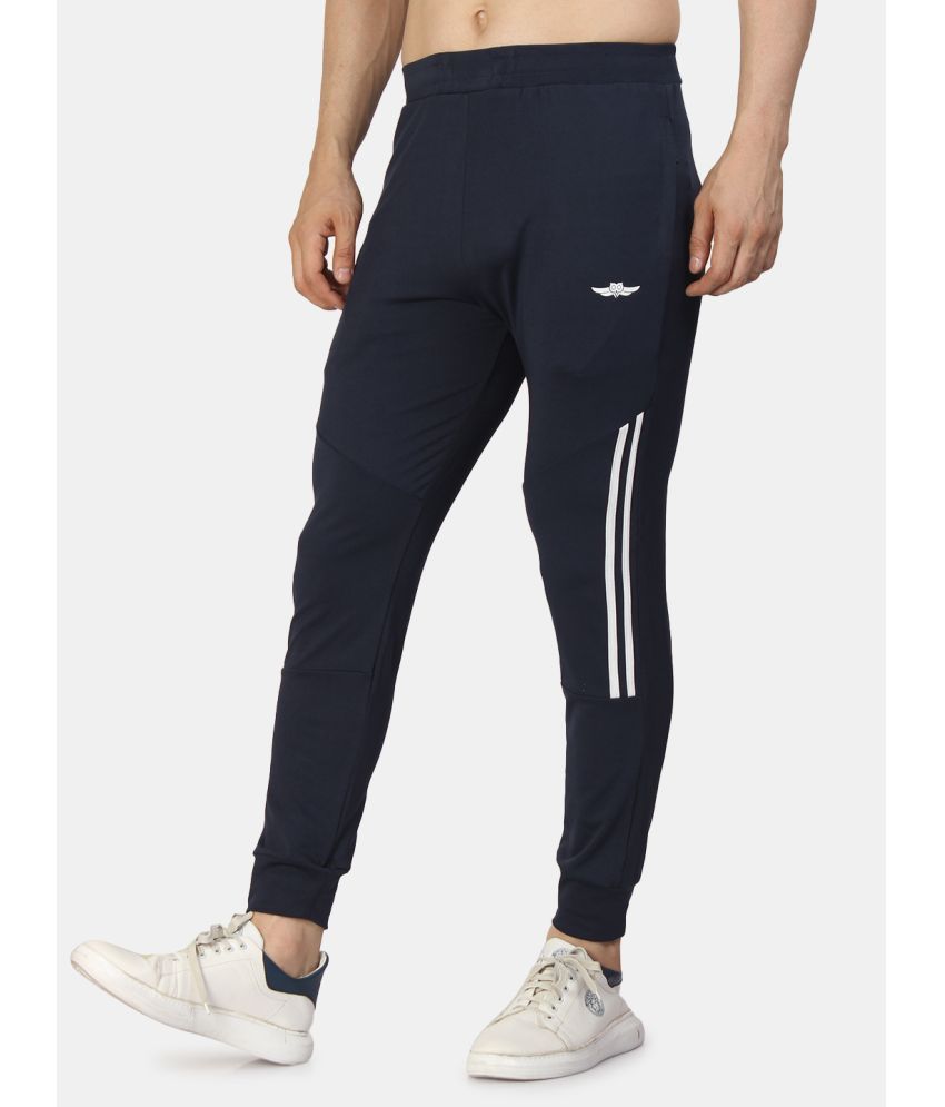     			Life Road - Navy Polyester Men's Sports Joggers ( Pack of 1 )