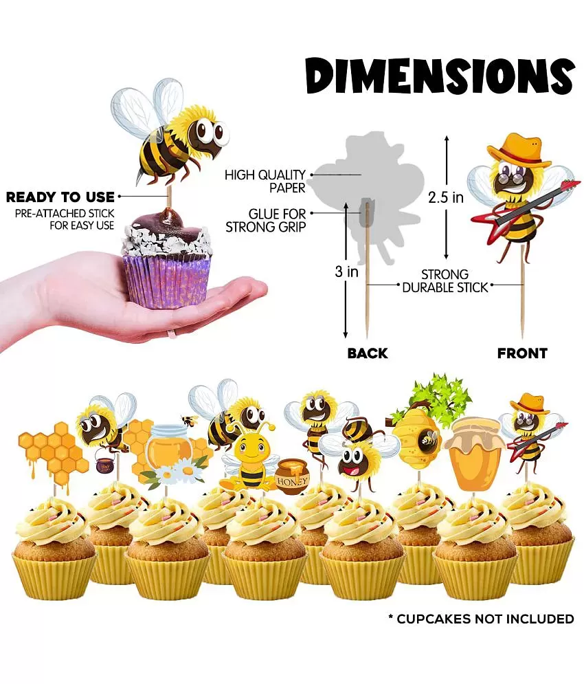 ZYOZI Honey Bee Party Decor for Birthday Decorations Party