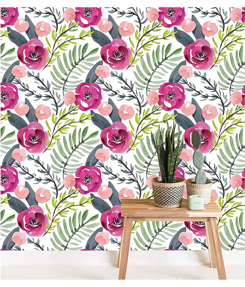 Phoenix Taiwan self adhesive floral Wallpaper Pack of 1 Buy