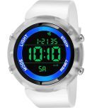 Hala - White Silicon Digital Men's Watch