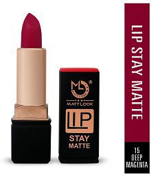 matt look - Coral Matte Lipstick 7