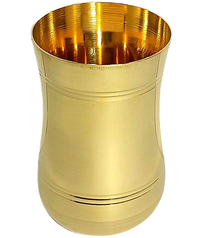     			A & H ENTERPRISES - Brass Glasses 300 ml ( Pack of 1 )