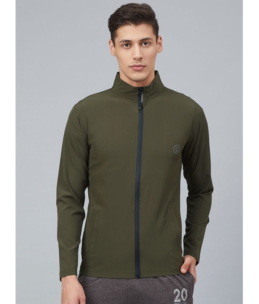     			Chkokko - Green Polyester Regular Fit Men's Casual Jacket ( Pack of 1 )