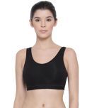 Lux Lyra - Black Cotton Non Padded Women's Sports Bra ( Pack of 1 )