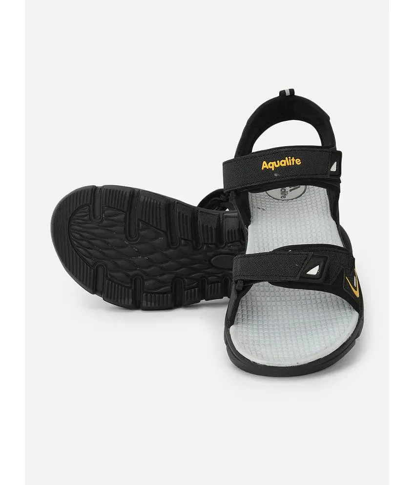 Buy Aqualite Branded High Quality Stylish Black Sandal For Men Online @  ₹399 from ShopClues