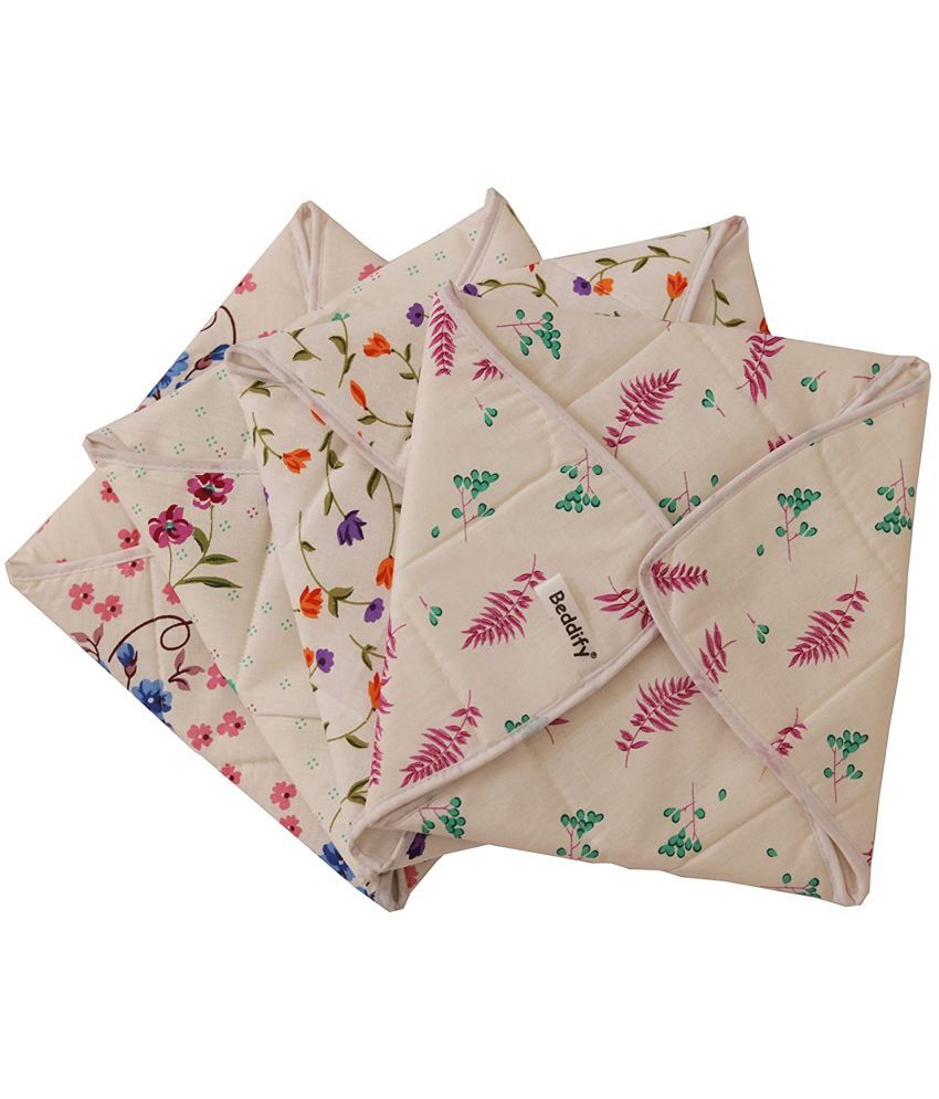     			BABA DAYAL Set of 4 Cotton Napkin