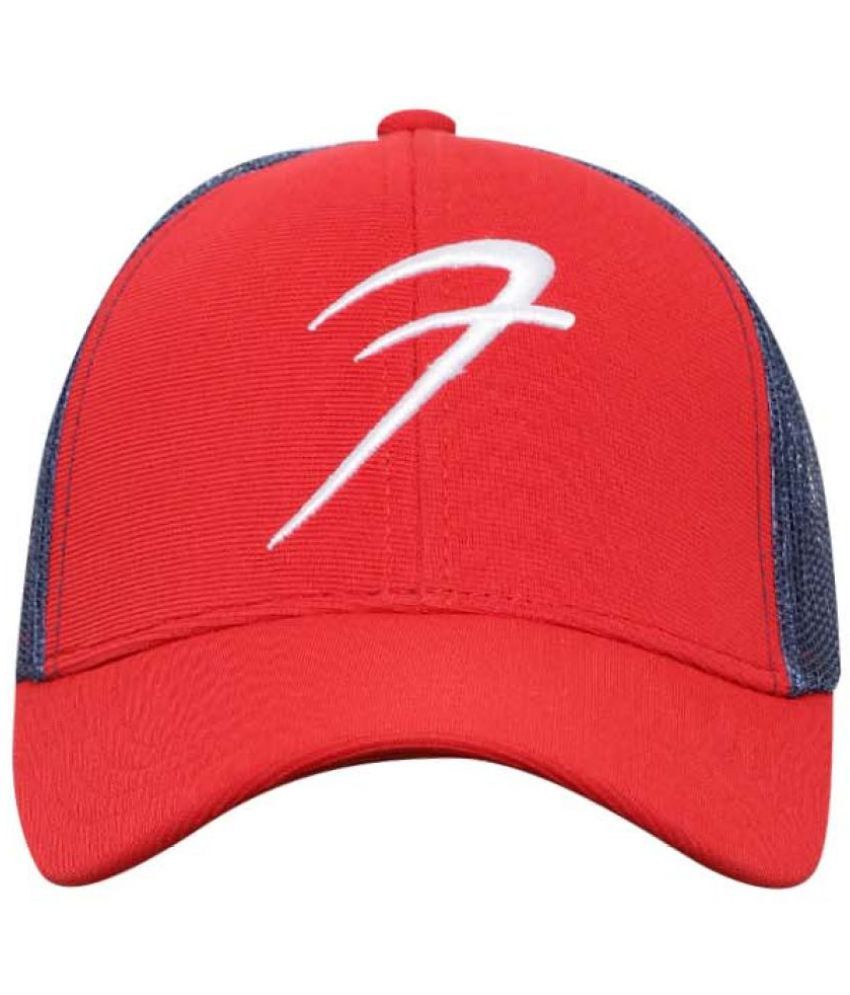 Fuaark - Red Polyester Men's Cap ( Pack 