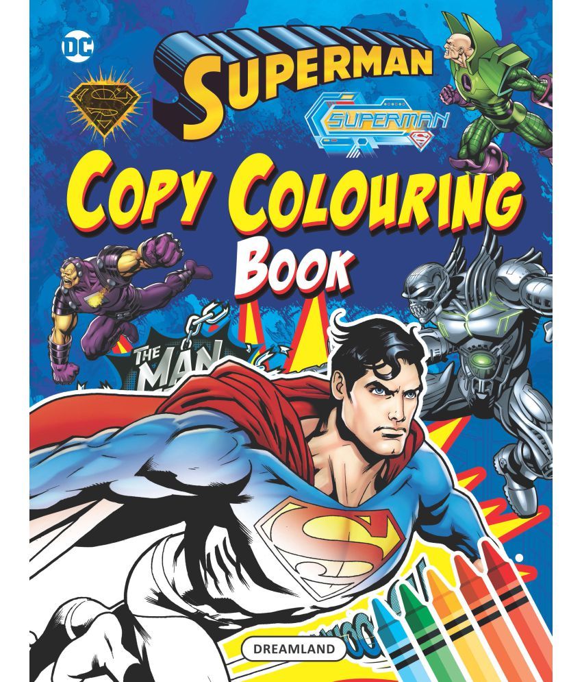     			Superman Copy Colouring Book