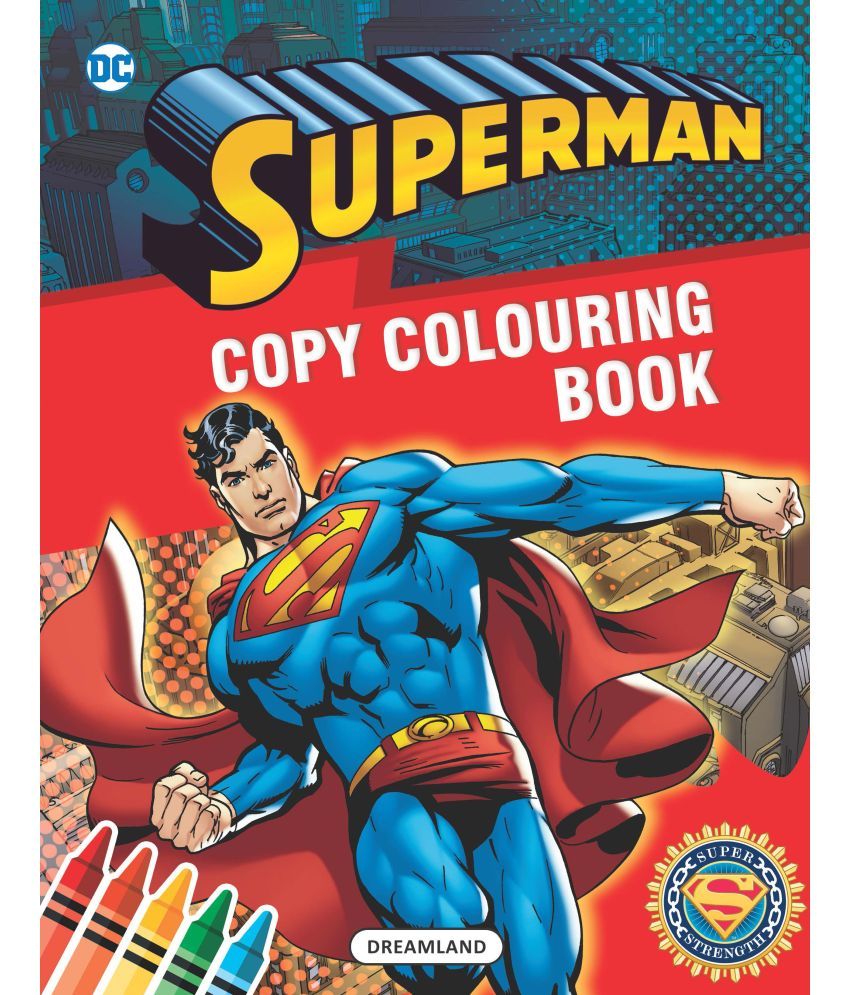     			Superman Copy Colouring Book