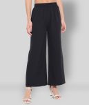 ALL WAYS YOU - Black Polyester Straight Women's Palazzos ( Pack of 1 )