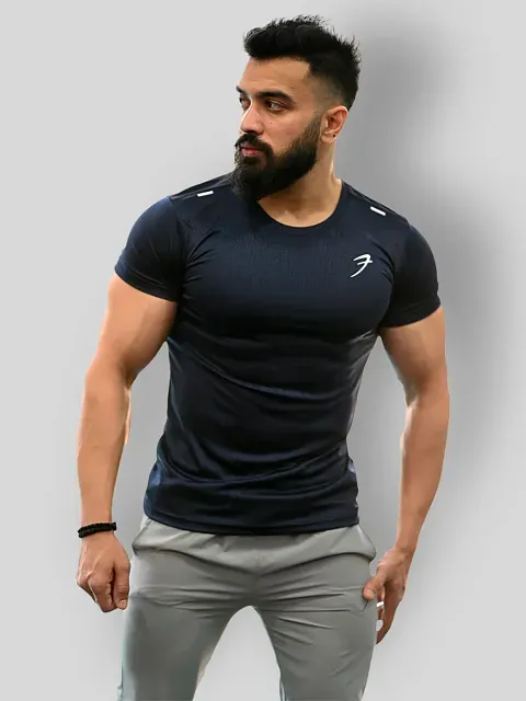 Fuaark Compression Black Tshirt For Men