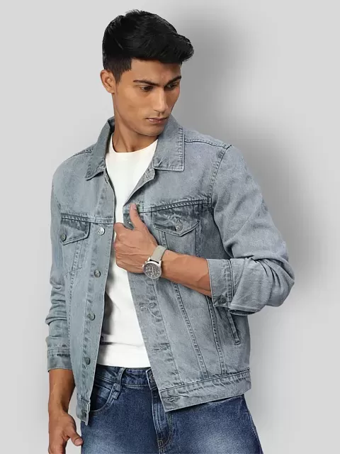 NUEVOSPORTA - White Denim Regular Fit Men's Denim Jacket ( Pack of 1 ) -  Buy NUEVOSPORTA - White Denim Regular Fit Men's Denim Jacket ( Pack of 1 )  Online at Best Prices in India on Snapdeal