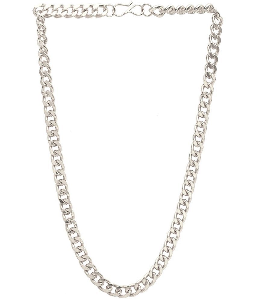     			Happy Stoning - Silver Plated Chain ( Pack of 1 )