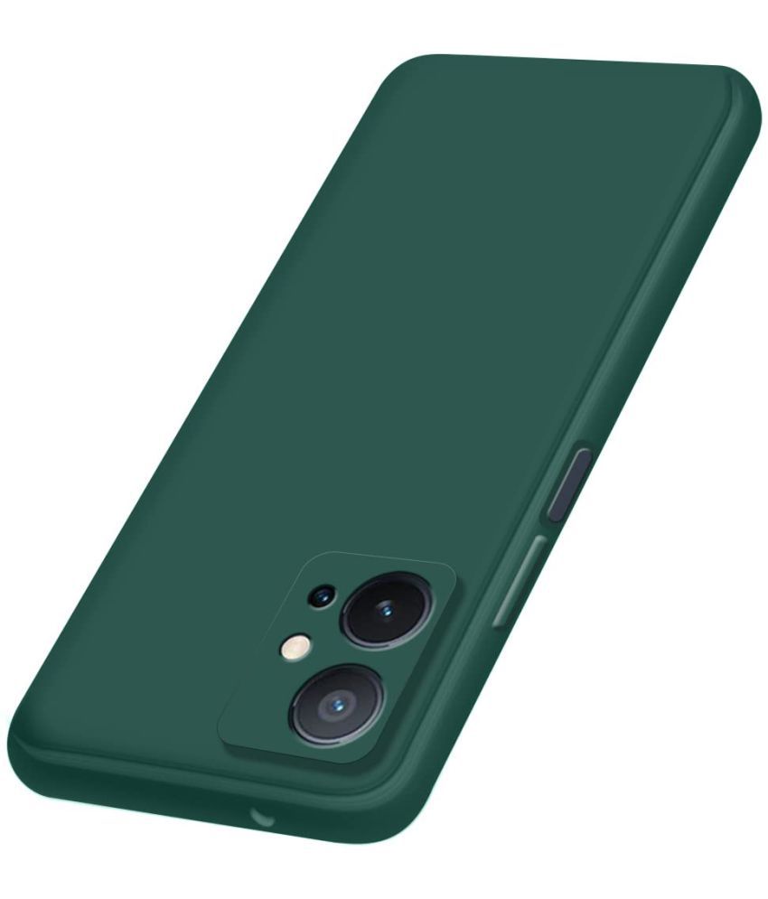     			Doyen Creations - Green Silicon Silicon Soft cases Compatible For Vivo T1 5g ( Pack of 1 )