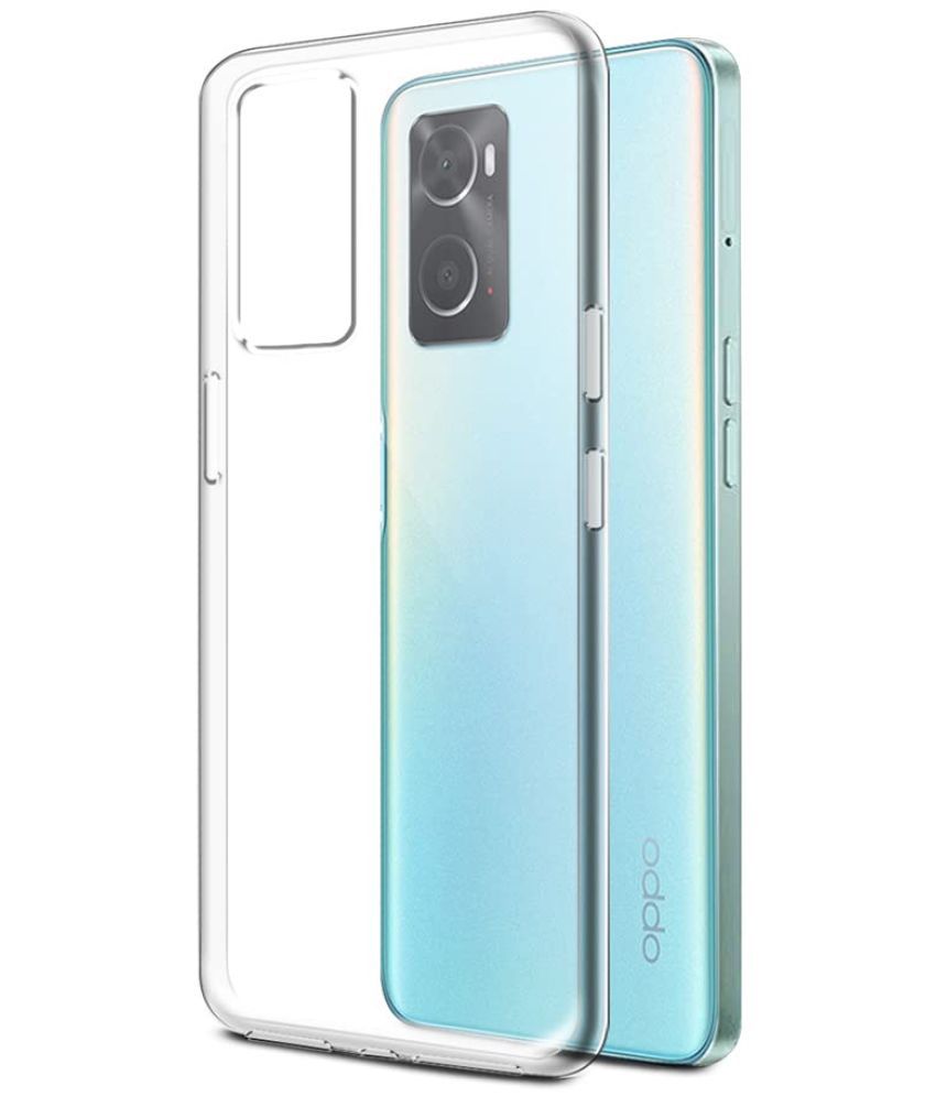     			Doyen Creations - Transparent Silicon Plain Cases Compatible For Oppo A96 ( Pack of 1 )