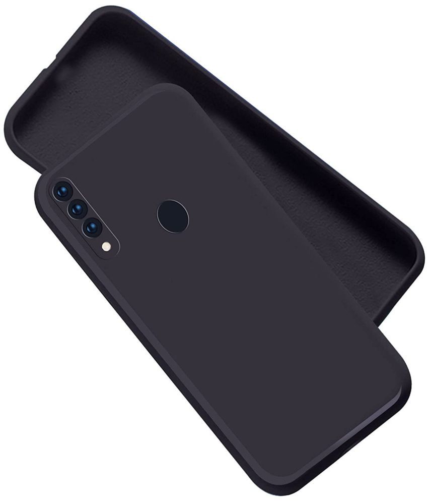     			Kosher Traders - Black Silicon Silicon Soft cases Compatible For Oppo A31 ( Pack of 1 )