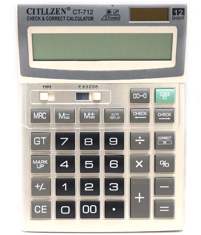     			citllzen - 12 Digits Basic Calculator