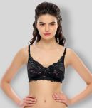 Clovia - Black Nylon Non Padded Women's Bralette ( Pack of 1 )