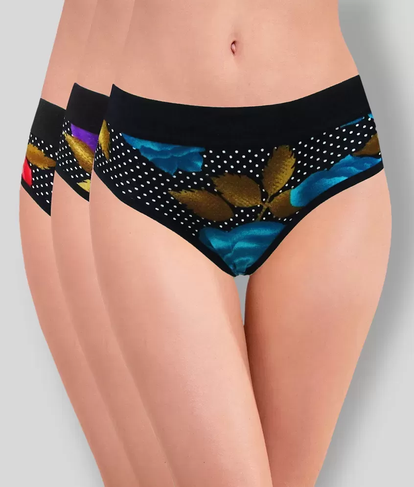Clovia Women Thong Multicolor Panty - Buy Multicolor Clovia Women Thong  Multicolor Panty Online at Best Prices in India
