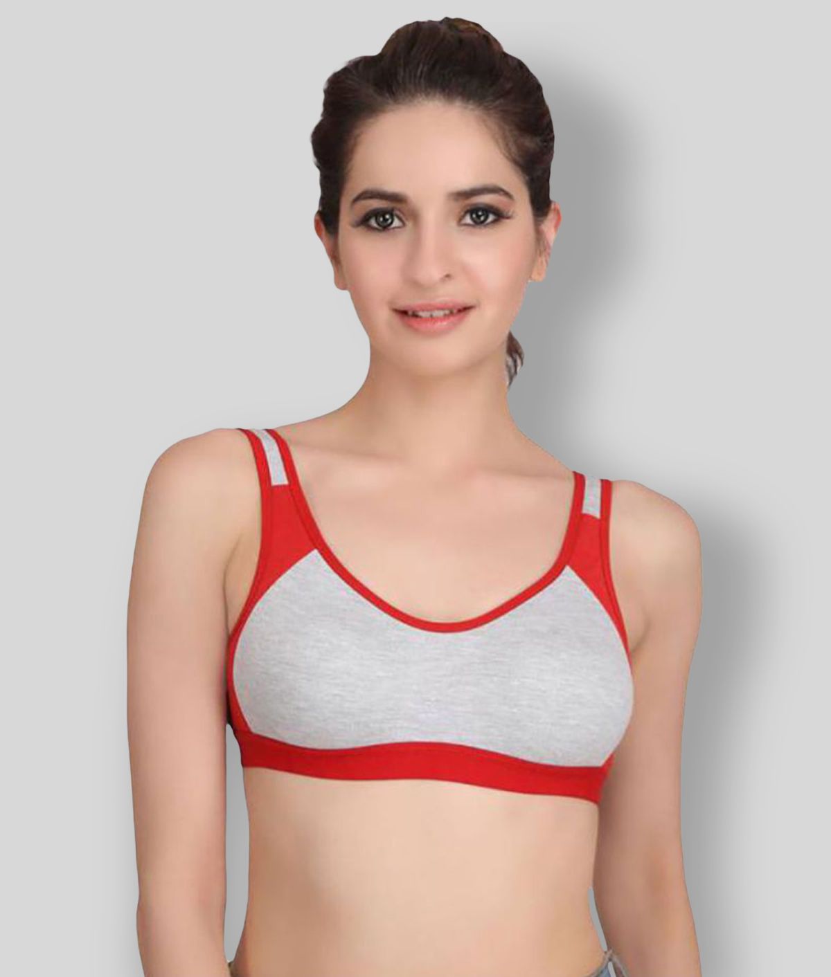 GFGS - Multicolor Cotton Non - Padded Women's Everyday Bra ( Pack of 1 )