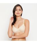 Clovia - Nude Cotton Non Padded Women's T-Shirt Bra ( Pack of 1 )