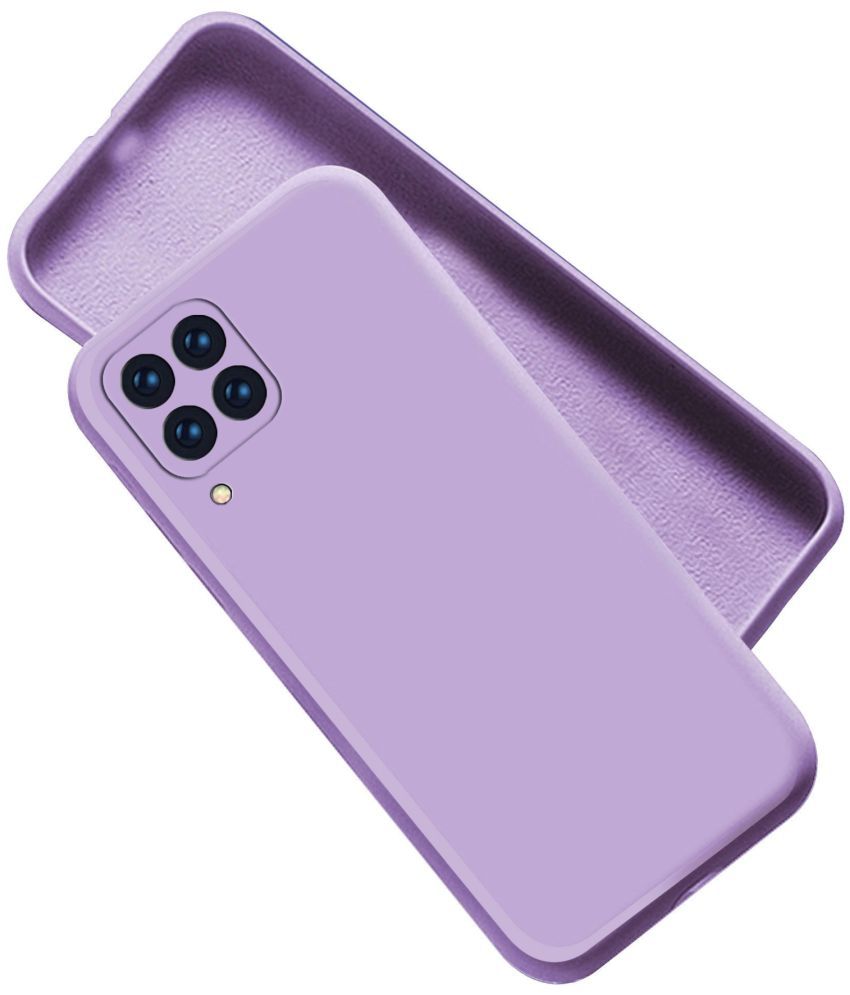     			Artistique - Purple Silicon Silicon Soft cases Compatible For Samsung Galaxy A22 4g ( Pack of 1 )