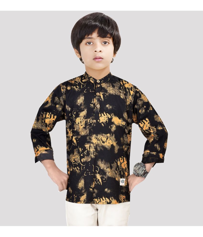     			Made In The Shade 100% Cotton Boys Full Sleeve Kurta