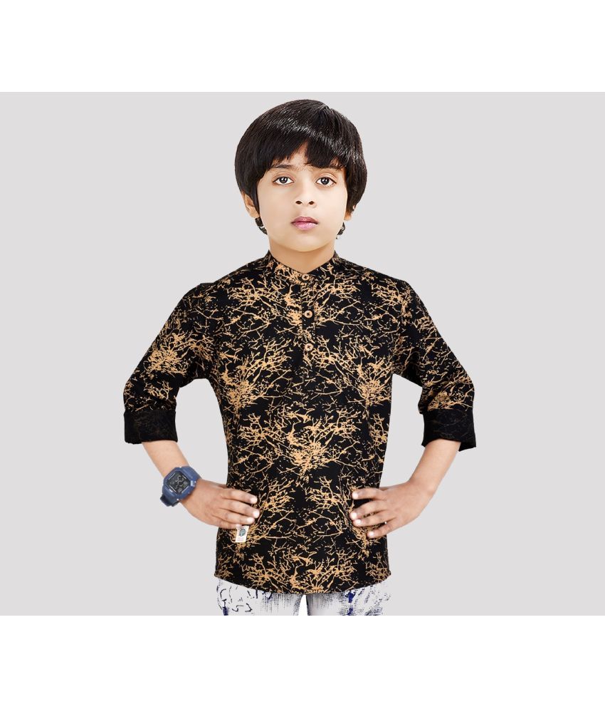     			Made In The Shade 100% Cotton Boys Full Sleeve Kurta