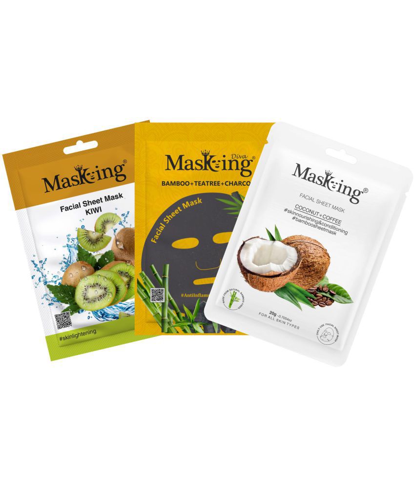     			Masking - Skin Polishing Sheet Mask for All Skin Type ( Pack of 3 )