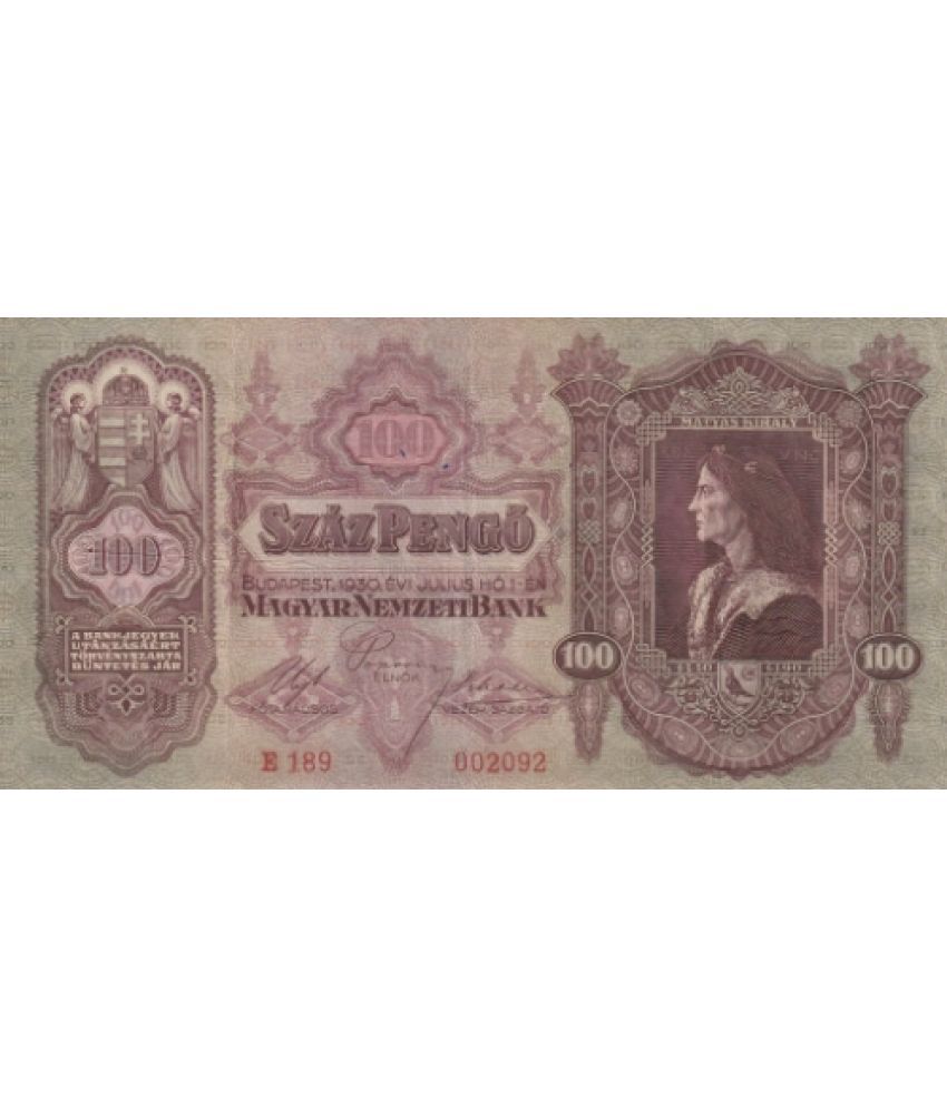     			Numiscart - 100 Pengo (1930) 1 Paper currency & Bank notes