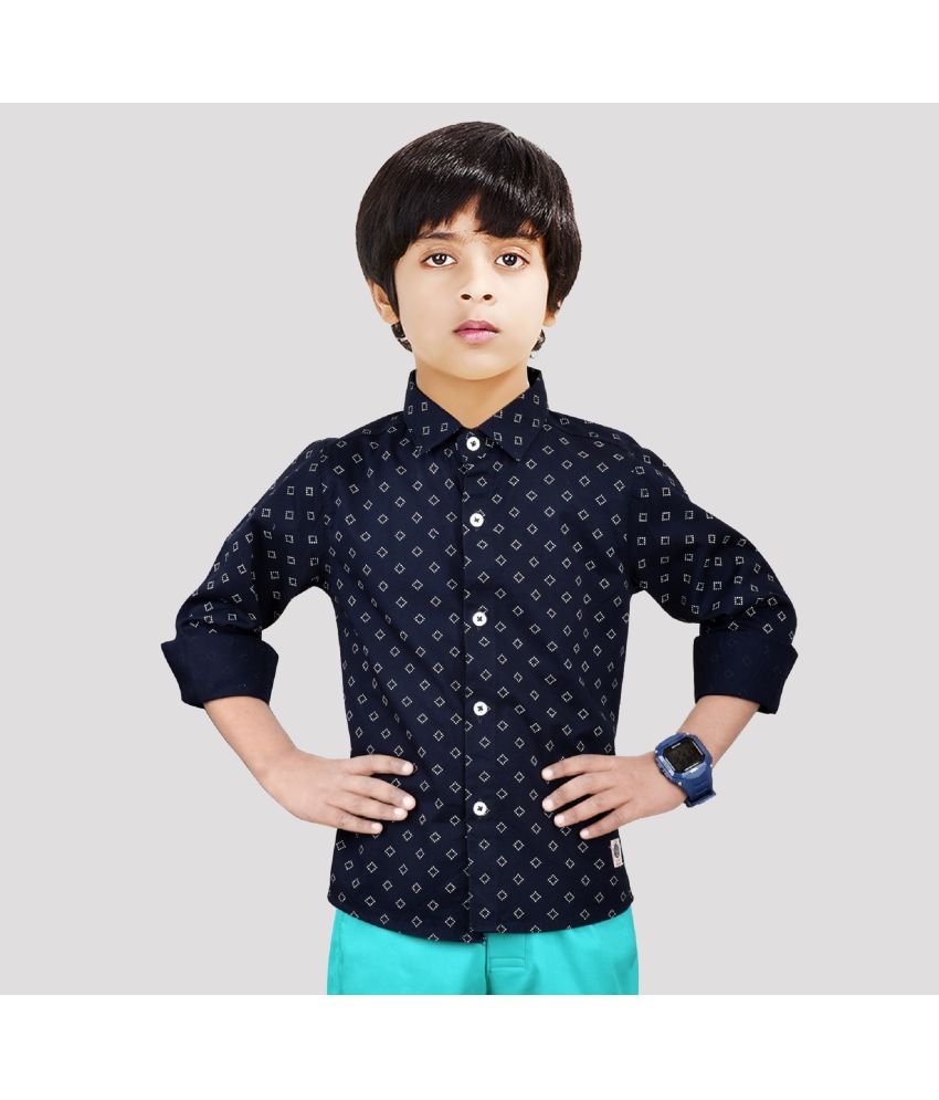     			Made In The Shade 100% Cotton Boys Full Sleeve Shirt