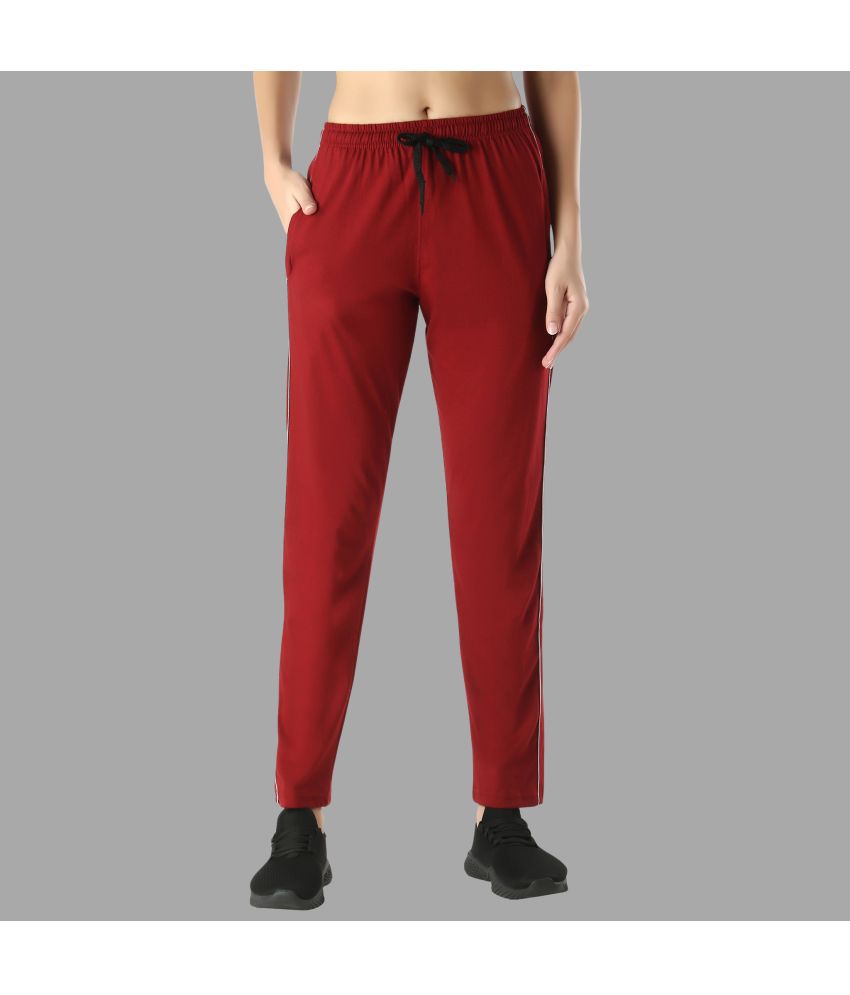     			Diaz - Maroon Cotton Women's Running Trackpants ( Pack of 1 )
