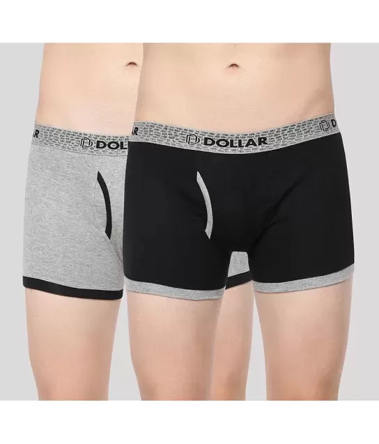 Men's 100% Cotton Multicolour Trunk/Underwear Pack of 3