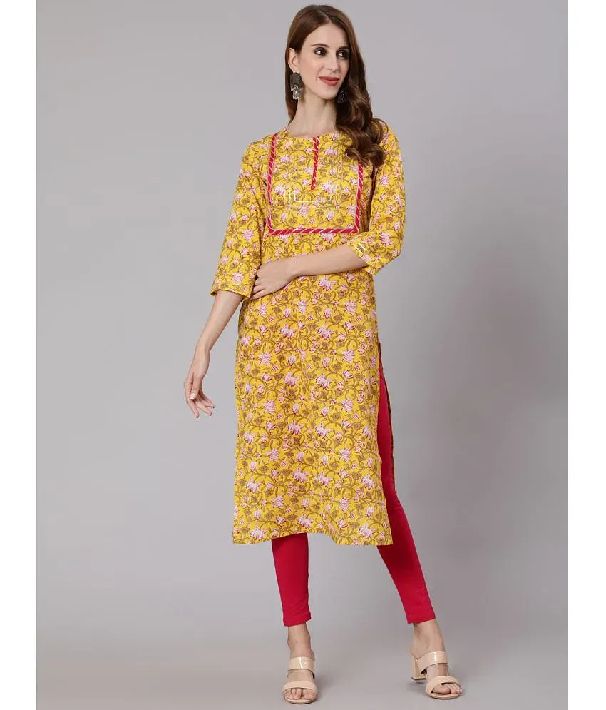 Snapdeal deals yellow kurti