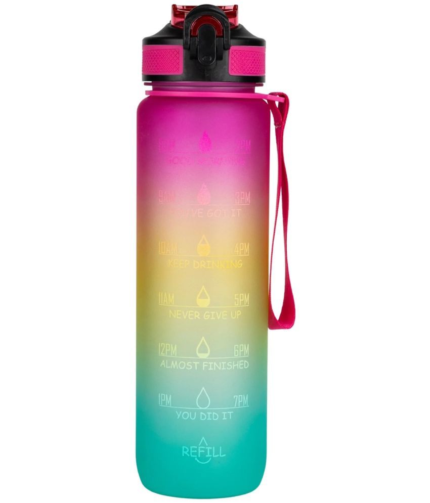     			BD Colour Motivational  Water Bottle for daily needs - 1000ml