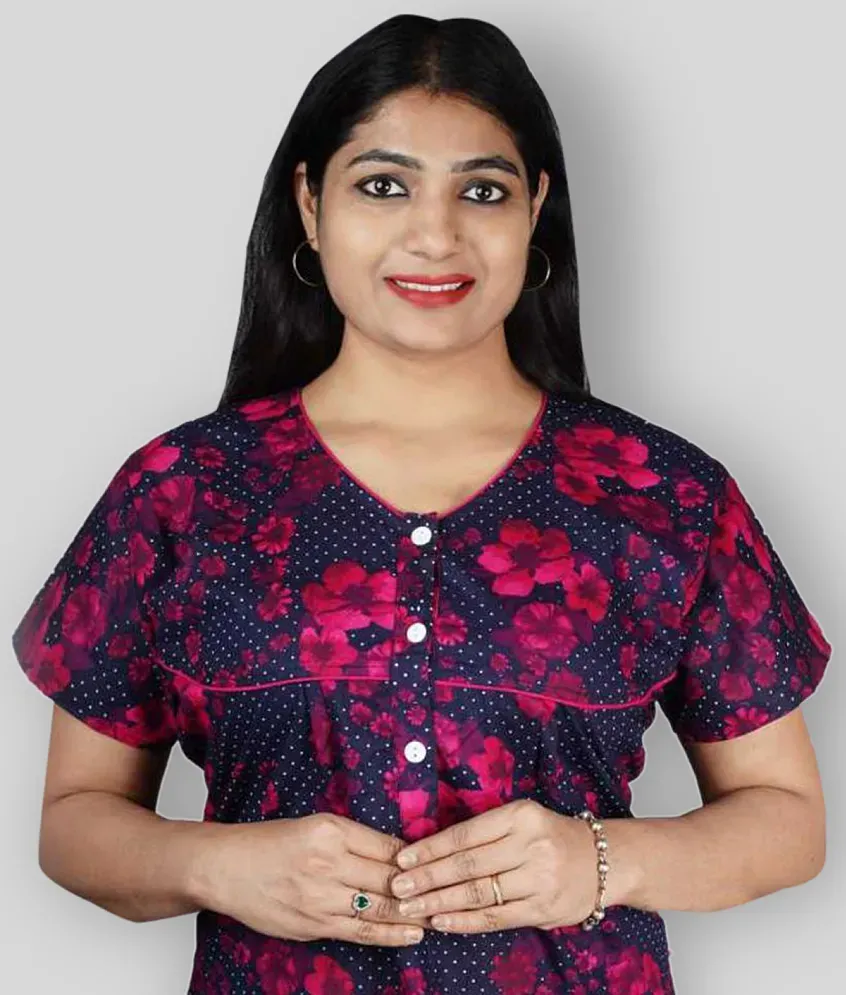 Cotton best sale nighty snapdeal