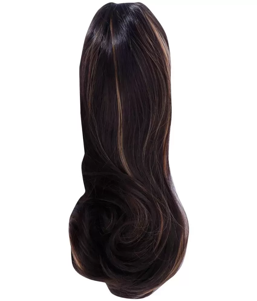 OFF BLACK 1B CLIP IN HAIR EXTENSIONS by Instalength  Online India   Instalength
