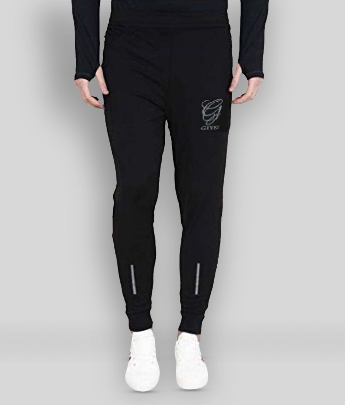 GIYSI - Black Polyester Men's Trackpants ( Pack of 1 )