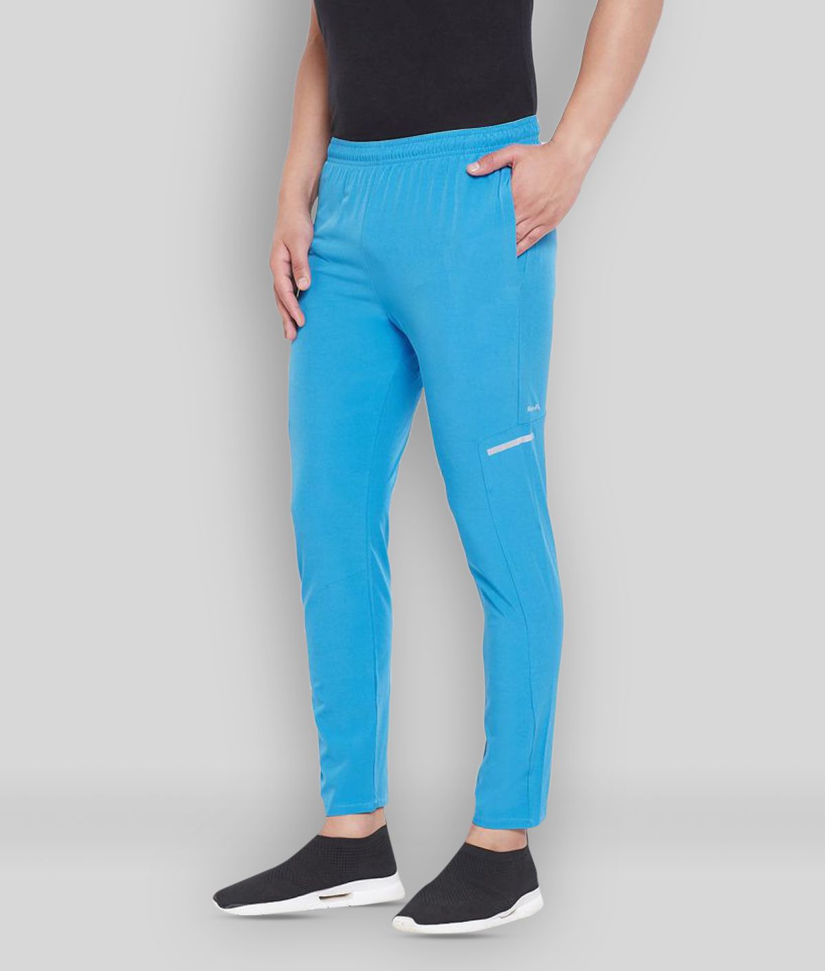     			RANBOLT - Light Blue Polyester Men's Trackpants ( Pack of 1 )