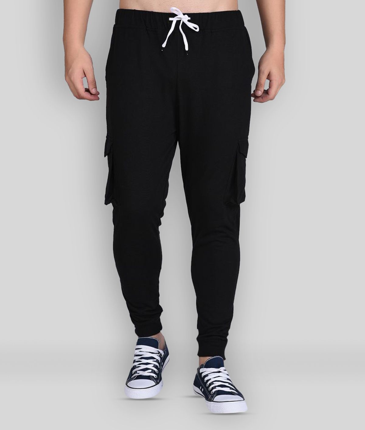     			Rigo - Black Cotton Men's Trackpants ( Pack of 1 )