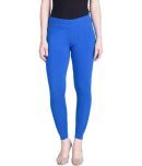 Lux Lyra - Blue Cotton Women's Leggings ( Pack of 1 )