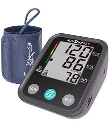 AccuSure Blood Pressure Monitor Digital Display & Adjustable ArmCuff - 4 Yr Warranty, Black