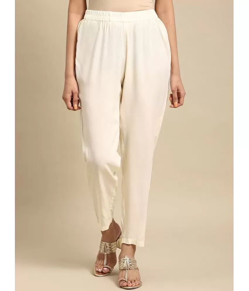 Buy White Pants for Women by PROJECT EVE Online  Ajiocom